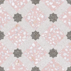 Carrelage Imitation Ciment 30x30 Cm Mancini Rosa Anti-dérapant R10 - 0.99m²