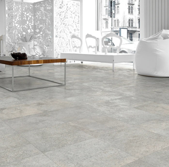 Carrelage Imitation Ciment 30x30 Cm RIBADEO Gris Anti-dérapant R10 - 1.17m² – Image 2