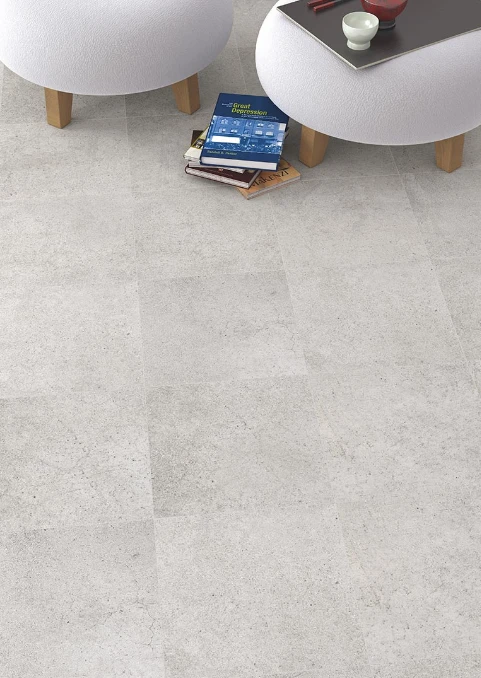 Carrelage Imitation Ciment 30x30 Cm RIBADEO Gris Anti-dérapant R10 - 1.17m² – Image 3