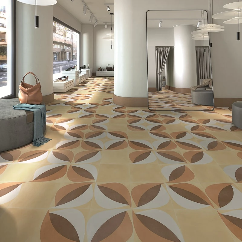 Carrelage Imitation Ciment ARCADIA 29.3x29.3 Cm Rectifié - 0,94m² – Image 2