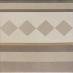 Carrelage Imitation Ciment Beige Taupe 20x20 Cm CAPRICE LOIRE BORDURE 20936 - 1m²
