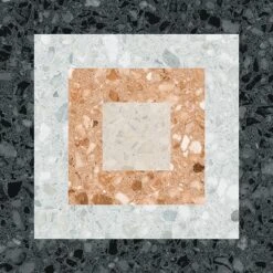 Carrelage Imitation Ciment Et Terrazzo NINOV LAGLIO RECTIFIE MULTICOLOR 20X20 - 1 M²