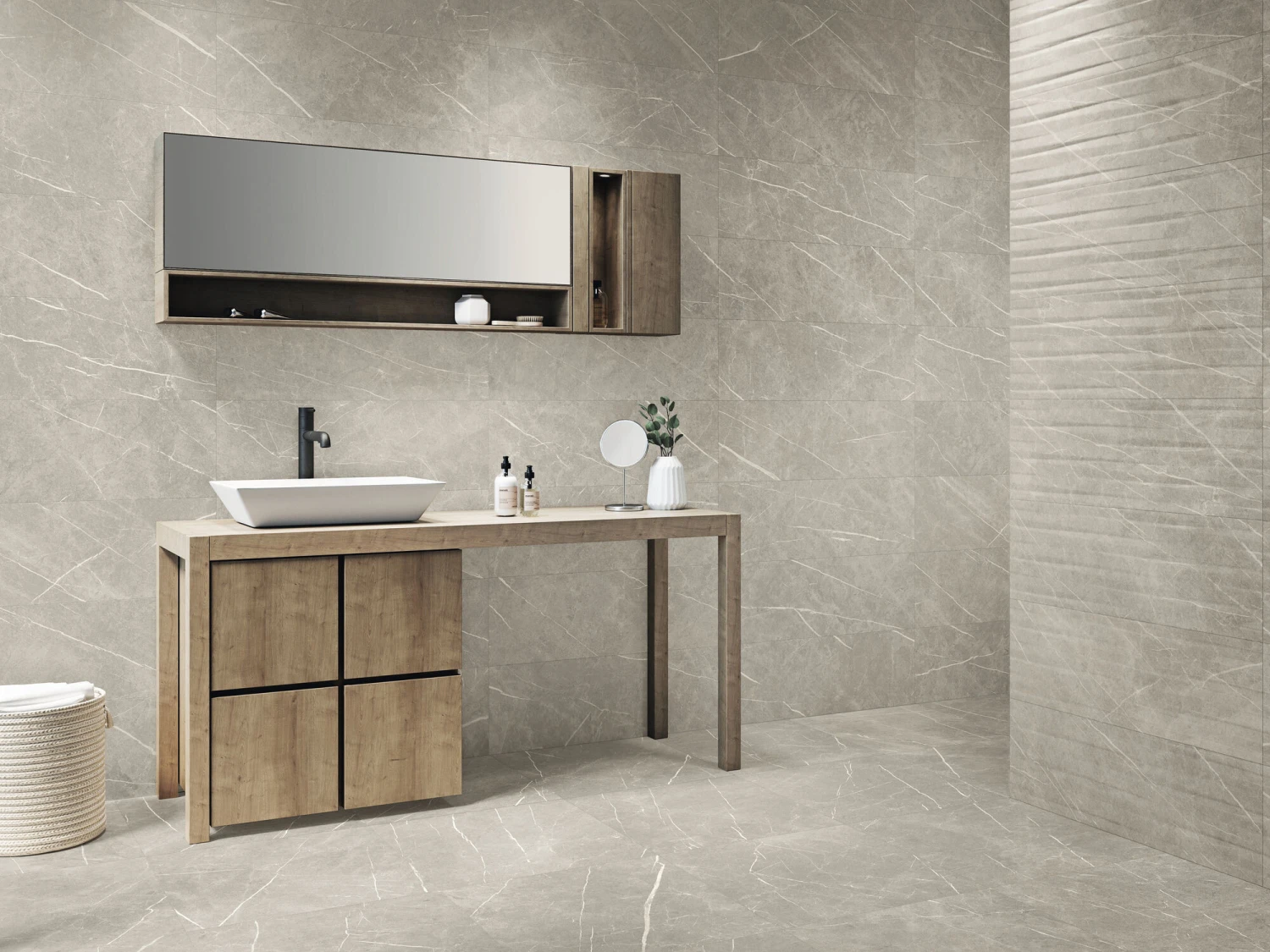 Carrelage Imitation Marbre ETERNEL TAUPE 30X60 - 1,26m² – Image 4