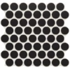 Carrelage Imitation Mosaïque 30,9x30,9 Cm CIRCLE BLACK - 0.86m²