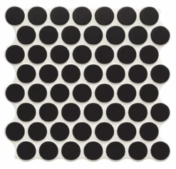 Carrelage Imitation Mosaïque 30,9x30,9 Cm CIRCLE BLACK - 0.86m²