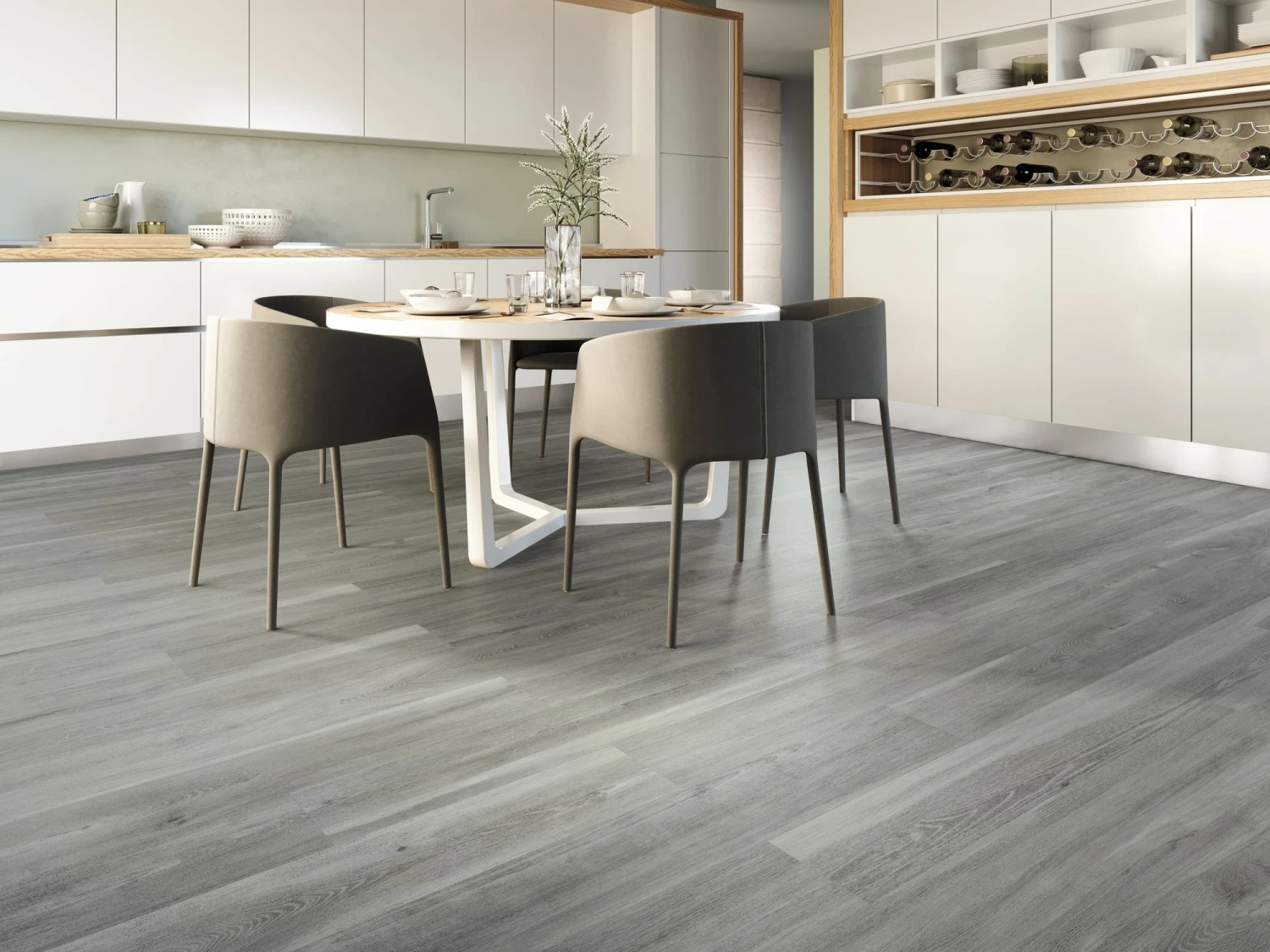 Carrelage Imitation Parquet ANTI DERAPANT Rectifié Vieilli Mat 20x120 BELFAST ASH - 1.20 M² – Image 3