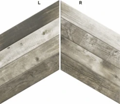 Carrelage Losange Bois 70x40 DIAMOND PALLET CHEVRON GREY - 0.98m²