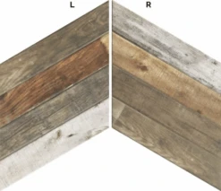 Carrelage Losange Imitation Bois 70x40 DIAMOND PALLET CHEVRON MIX - 0.98m²