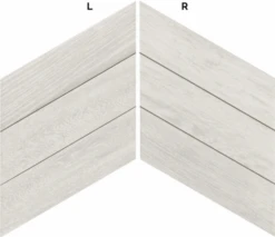 Carrelage Losange Style Bois 70x40 DIAMOND TIMBER ASH CHEVRON - 0.98m²