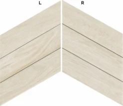 Carrelage Losange Style Bois 70x40 DIAMOND TIMBER MAPLE CHEVRON - 0.98m²