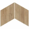 Carrelage Losange Style Bois 70x40 DIAMOND TIMBER WALNUT CHEVRON - 0.98m²