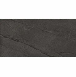 Carrelage Moderne Extérieur NOIR GRAPHITE 30x60 Cm Antidérapant WORLD FLYSCH R12 - 1.08m²