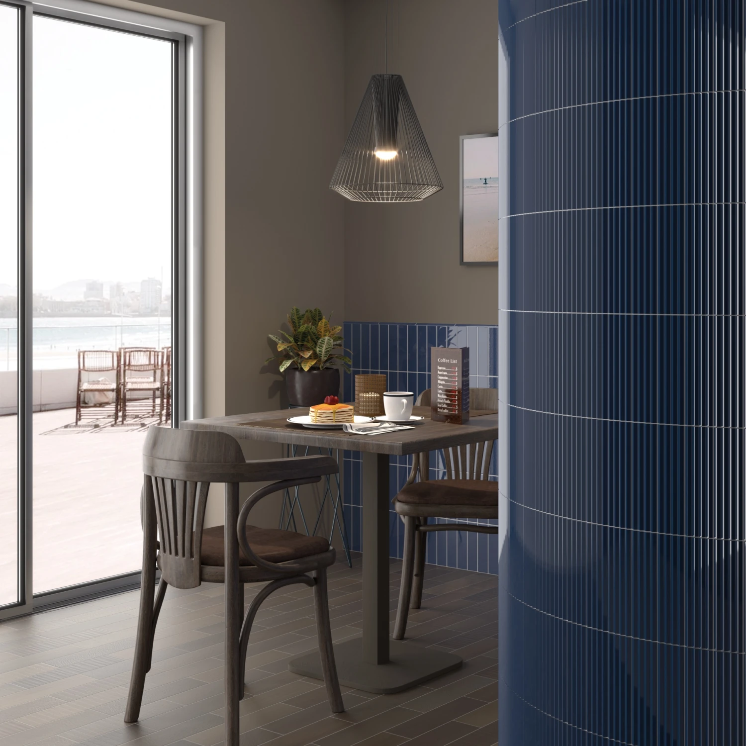 Carrelage Mural Uni Et Coloré à Relief CALO PRAIA NAVAL - 5X20 - 0,38 M² – Image 2