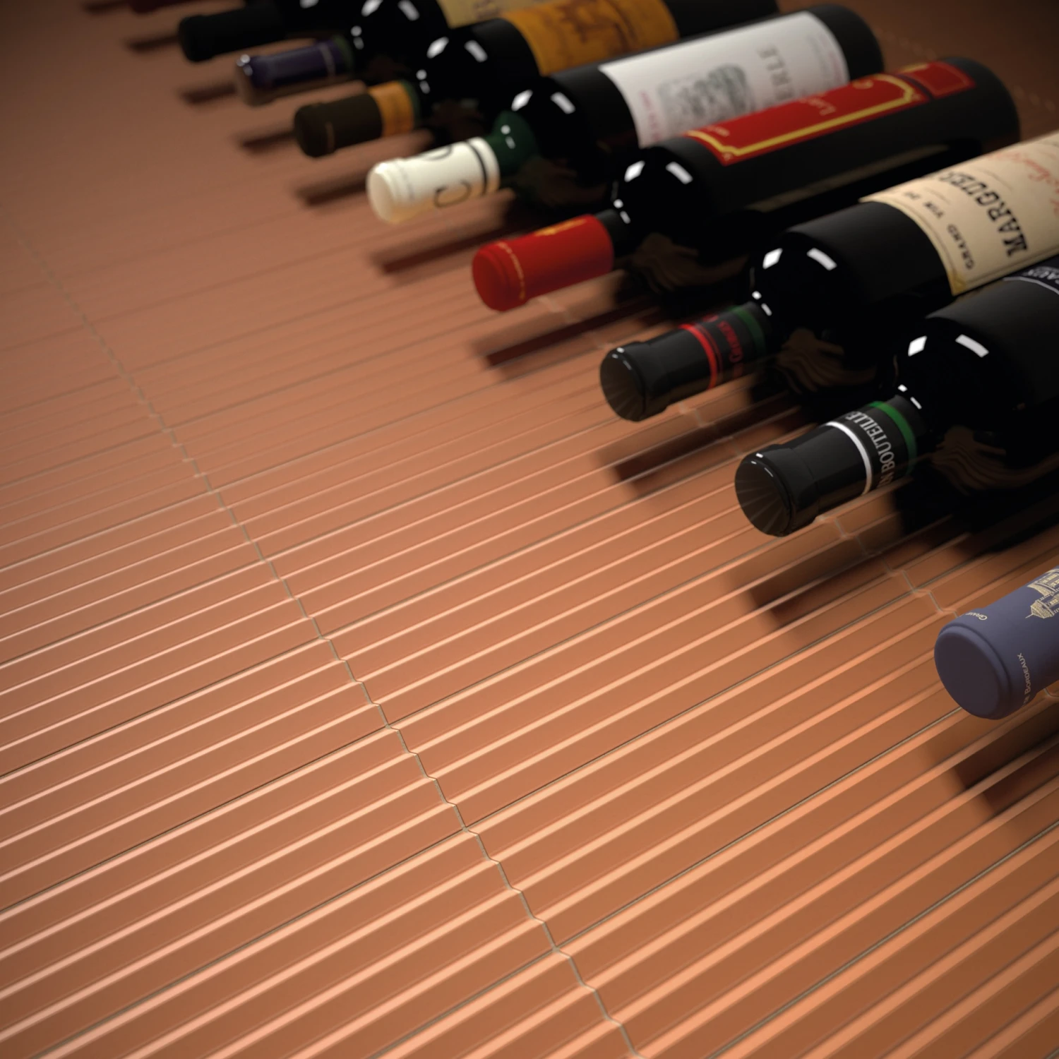 Carrelage Mural Uni Et Coloré à Relief CALO PRAIA TERRA MATT - 5X20 - 0,38 M² – Image 2