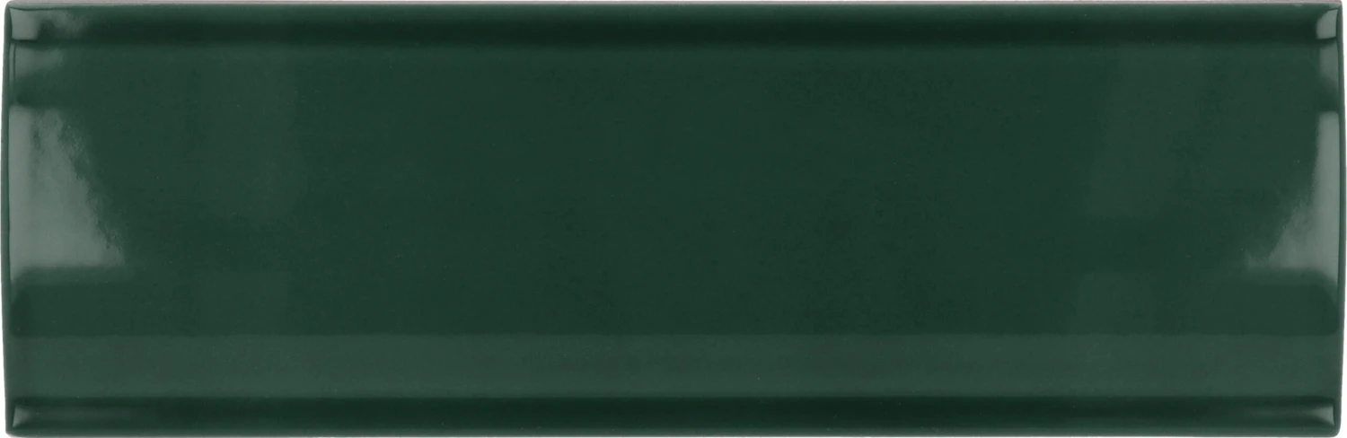 Carrelage Mural Uni Et Coloré à Relief VORNE IN NEWPORT GREEN - 6,5X20 - 0,42 M²
