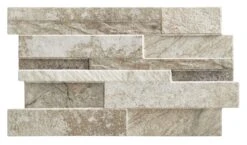 Carrelage Parement Effet Pierre PONDRA BEIGE - 31X56 - 1,21 M²