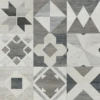 Carrelage Parquet à Motif Ciment Rect. PHUKET MIX SILVER R10 60x60 Cm - 1.08m²