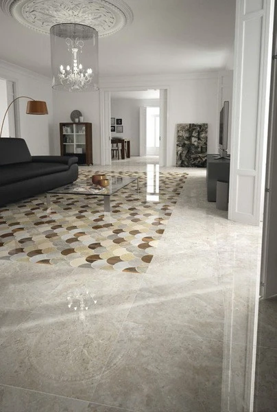 Carrelage Effet Marbré Rectifié MECA R GRIS 59,3x59,3 - 1,06 M² – Image 2