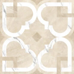 Carrelage Effet Marbre Rectifié ZERUBE R BEIGE 59,3x59,3- 1,06 M²