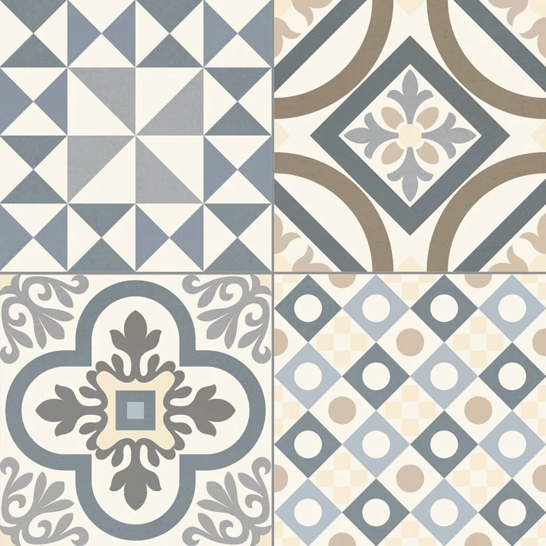 Carrelage Style Ancien Ciment HERITAGE GREY 33x33 Cm - 1.32m² – Image 5