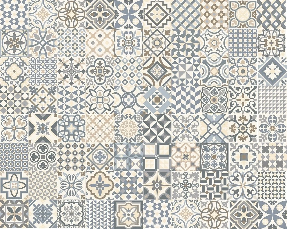 Carrelage Style Ancien Ciment HERITAGE GREY 33x33 Cm - 1.32m² – Image 6