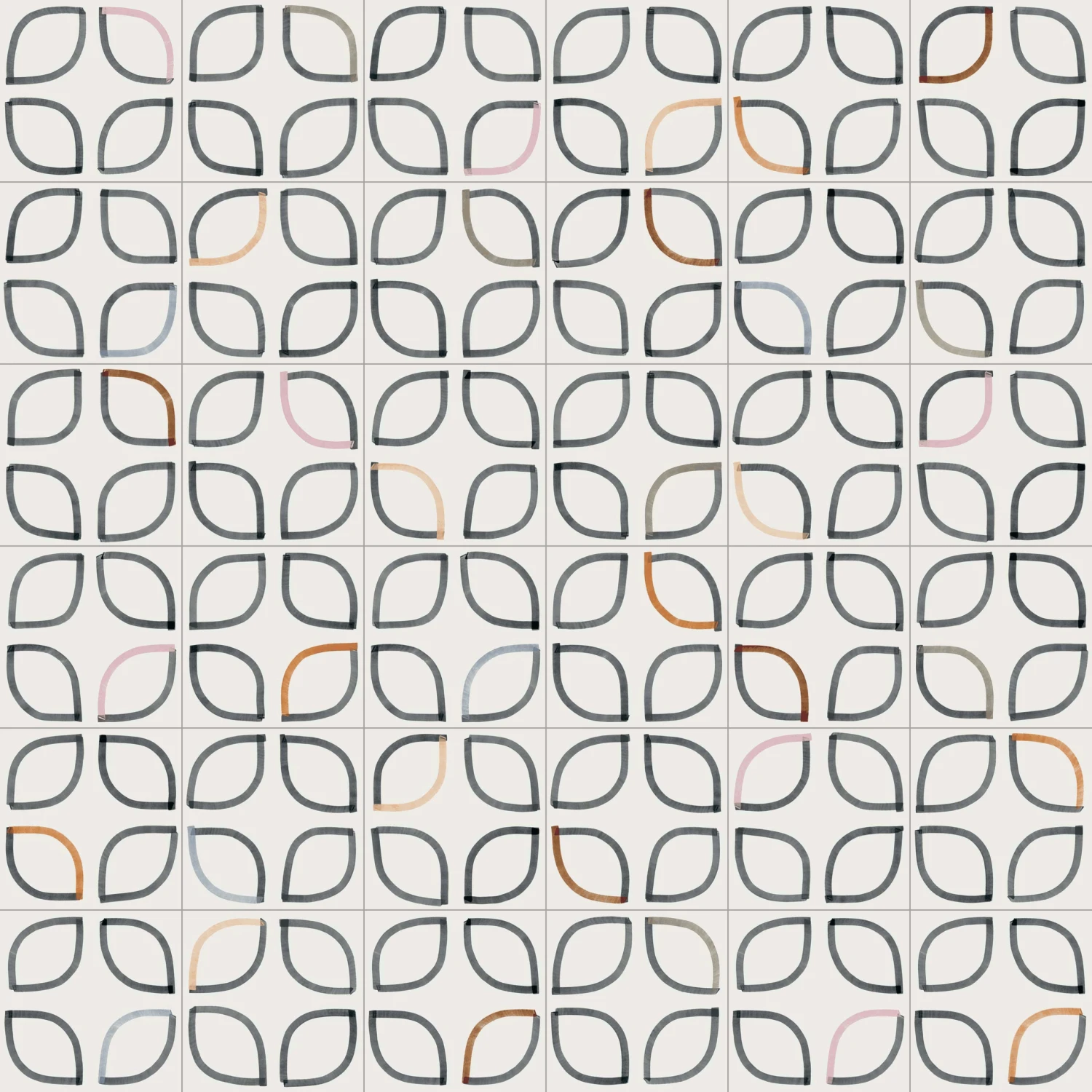 Carrelage Style Artisanal Graphique VANUATU Décoré 20x20 - 1m² – Image 3