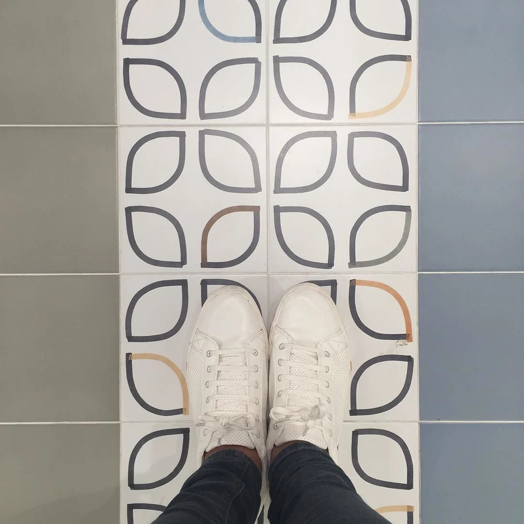 Carrelage Style Artisanal Graphique VANUATU Décoré 20x20 - 1m² – Image 4