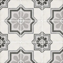 Carrelage Style Ciment 20x20 Cm ART NOUVEAU CAPITOL GREY 24413 - 1m²