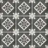 Carrelage Style Ciment 20x20 Cm ART NOUVEAU PADUA BLACK 24416 - 1m²