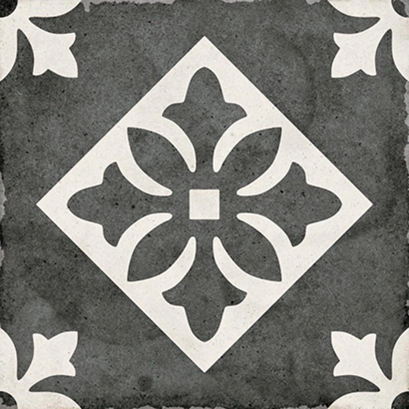 Carrelage Style Ciment 20x20 Cm ART NOUVEAU PADUA BLACK 24416 - 1m² – Image 8