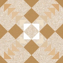 Carrelage Style Pop/Seventies Inspiration Art Déco 20x20 Cm BENACO BEIGE - 1m²