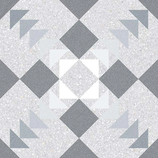 Carrelage Style Pop/Seventies Inspiration Art Déco 20x20 Cm BENACO HUMO 1m²