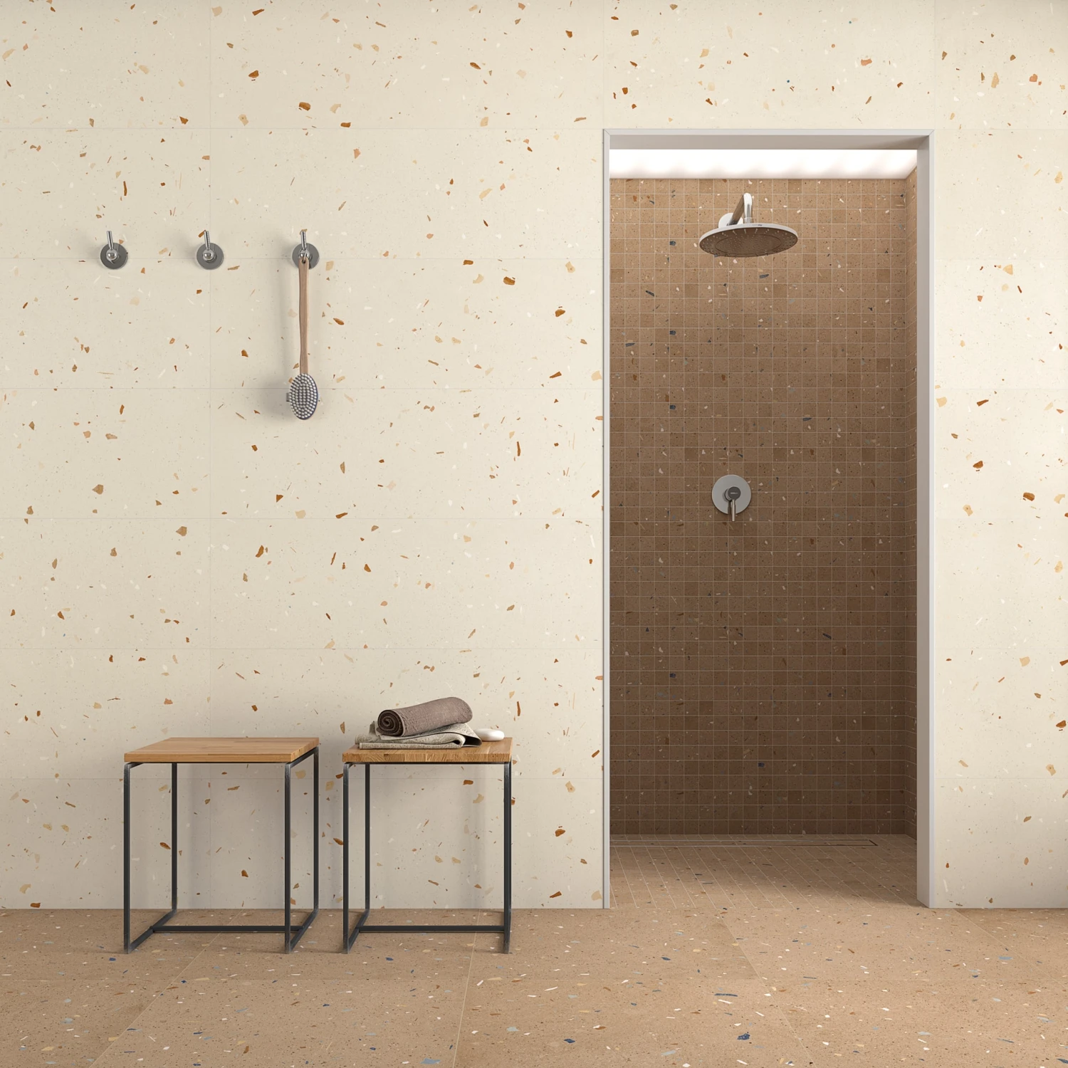 Carrelage Style Terrazzo COMINO NUEZ - 60x120 - 1,44 M² – Image 2