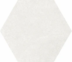 Carrelage Tomette 17.5x20 - HEXATILE CEMENT WHITE - 22092 R10 - 0.71m²