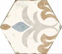 Carrelage Tomette 21x25 Cm BENGALINE LOLA - 0.80 M²