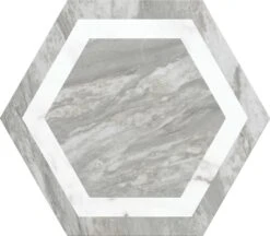 Carrelage Tomette Décorée BARLIO DECO 28.5X33 - 1 M²