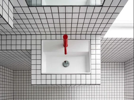 Carrelage Uni 5x5 Cm Cotone Matt - 1 Unité – Image 5