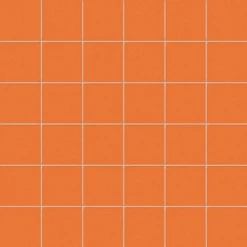 Carrelage Uni 5x5 Cm CROMO MATT Sur Trame- 1m²