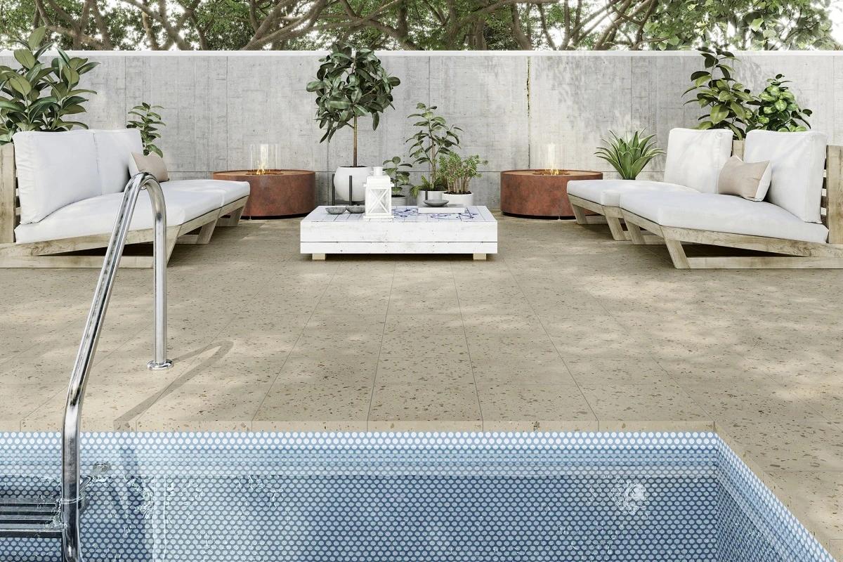 Effet Terrazzo CARNI BEIGE - 32,9X32,9 - 0,65 M² – Image 2