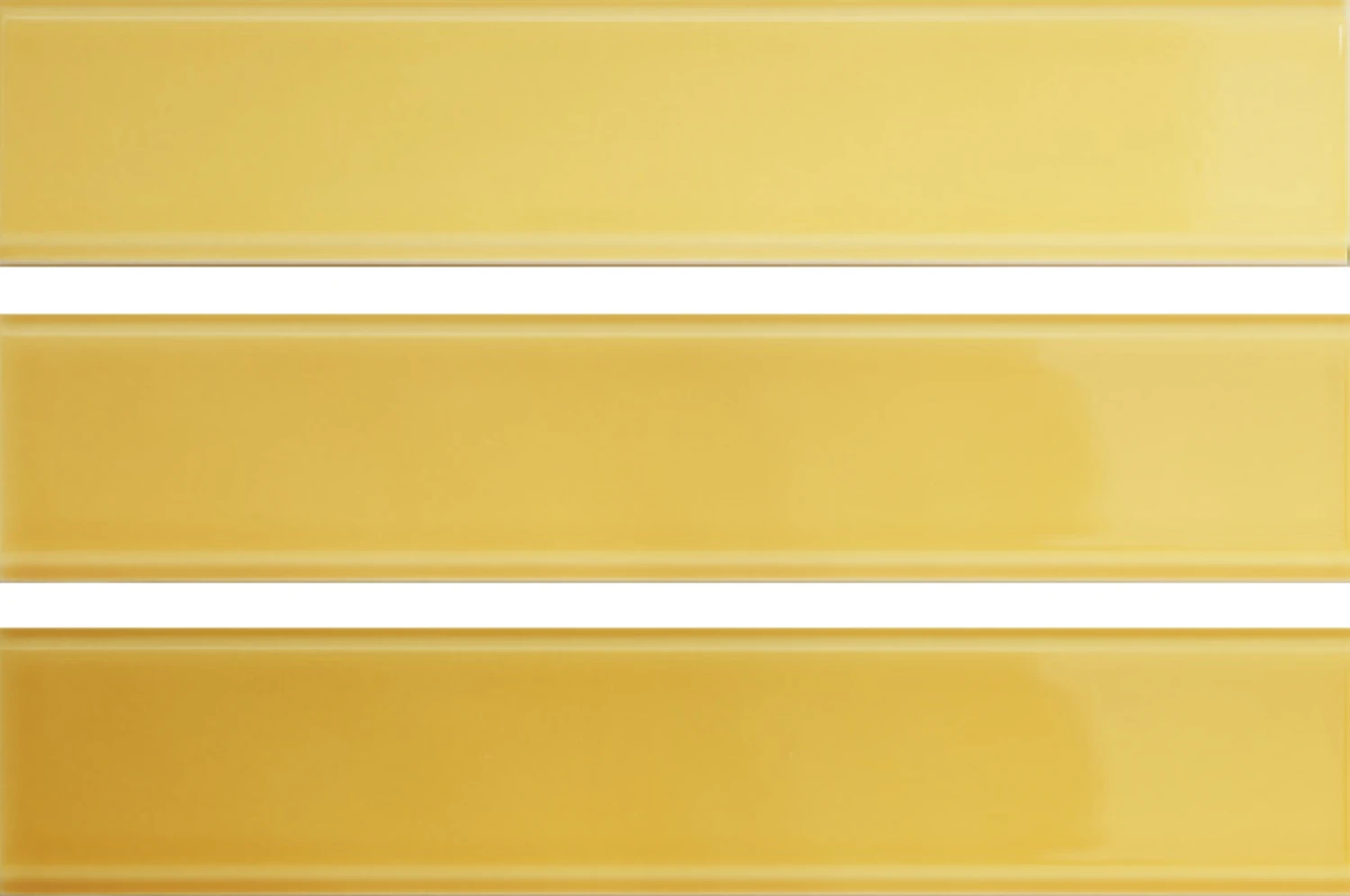 Faience Colorée Et Unie Brillante THIN GIALLO LUCIDO - 5x25 - 0,5 M²