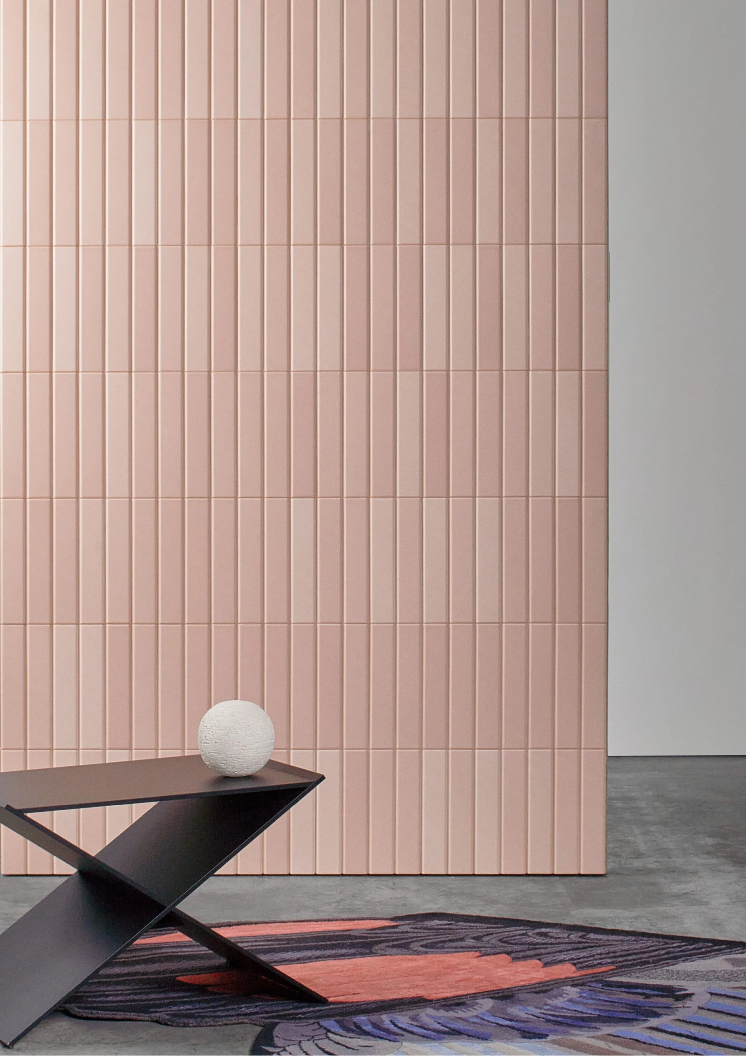 Faience Colorée Et Unie THIN ROSA MATT - 5x25 - 0,5 M² – Image 5