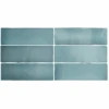 Faience Dénuancée Bleu Clair 6.5x20 Cm MAGMA AQUAMARINA 24966 - 0.5m²