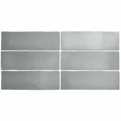 Faience Dénuancée Gris 6.5x20 Cm MAGMA GREY STONE 24960 - 0.5m²