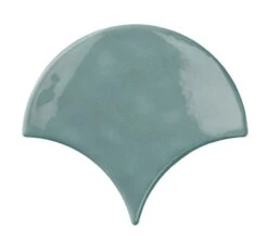 Faience écaille BLEISS BLUE 13.4X15 - 0.53 M²