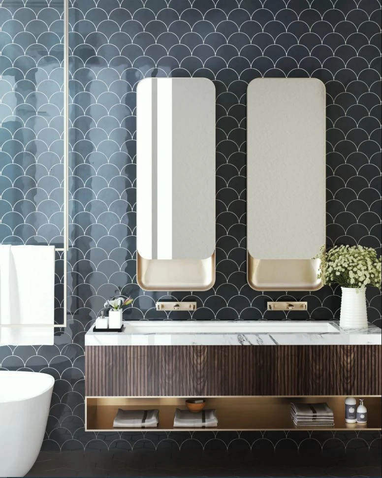 Faience écaille BLEISS OCEAN 13.4X15 - 0.53 M² – Image 2