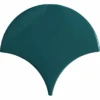 Faience écaille Bleu Canard 12.7x6.2 SQUAMA OLIVE - 0.377m²