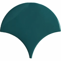 Faience écaille Bleu Canard 12.7x6.2 SQUAMA OLIVE - 0.377m²