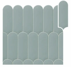 Faience écaille Crayon Mate FORLI MARINE 7,2X19,5 - 0,48m²