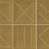 Faïence Géométrique Caramel/doré 23x33.5 NAGANO CARAMELO - 1m²