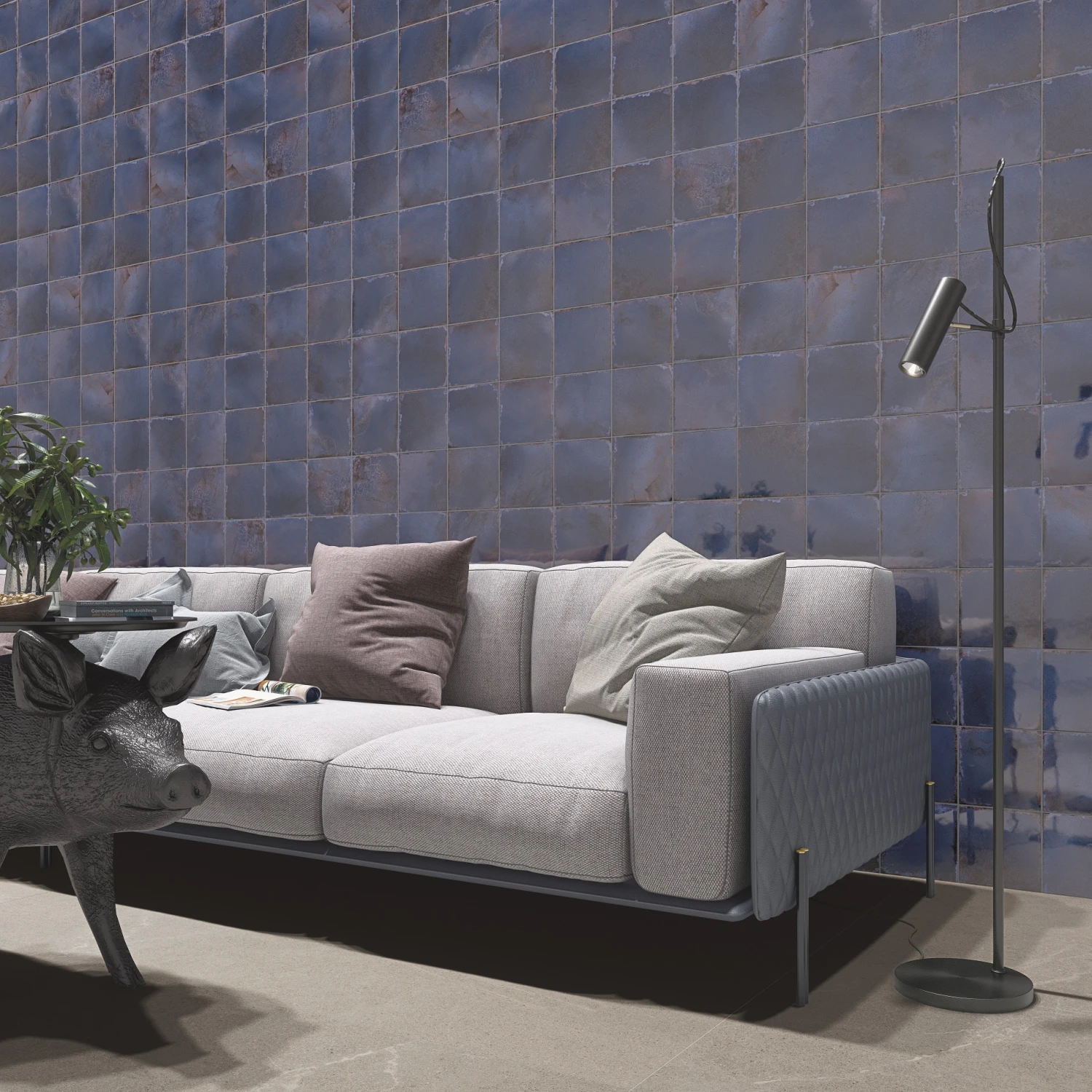 Faience Murale Aspect Zellige LIBERTY MARINO - 20X20- 1 M² – Image 2